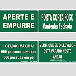 Placas e Sinalizações